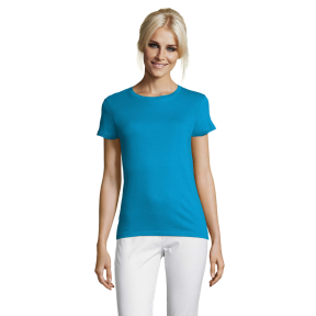 DAMEN T-SHIRT REGENT WOMEN AQUA - SOL'S