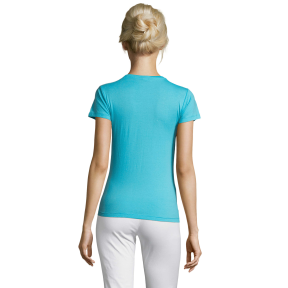 TEE-SHIRT FEMME REGENT WOMEN BLEU ATOLL - SOL'S