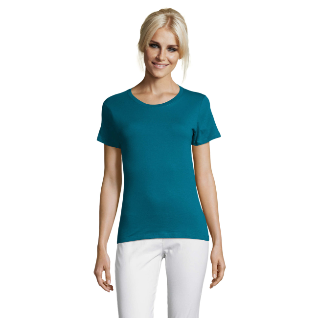 DAMEN T-SHIRT REGENT WOMEN ENTENBLAU - SOL'S