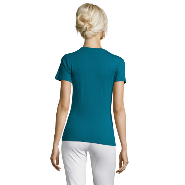 T-SHIRT DAMSKI REGENT WOMEN NIEBIESKI KACZOR - SOL'S