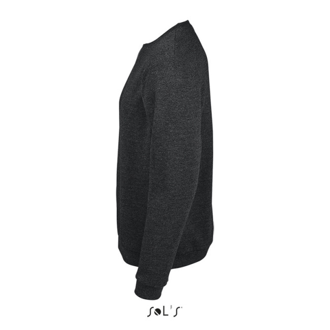 SWEAT-SHIRT SPIDER ANTHRACITE CHINÉ - SOL'S