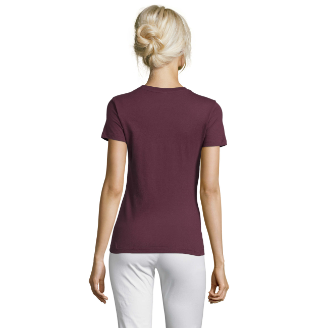 TEE-SHIRT FEMME REGENT WOMEN BORDEAUX - SOL'S