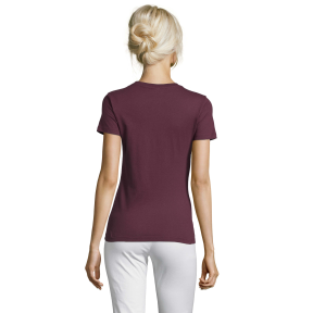 DAMES T-SHIRT REGENT WOMEN BORDEAUX - SOL'S
