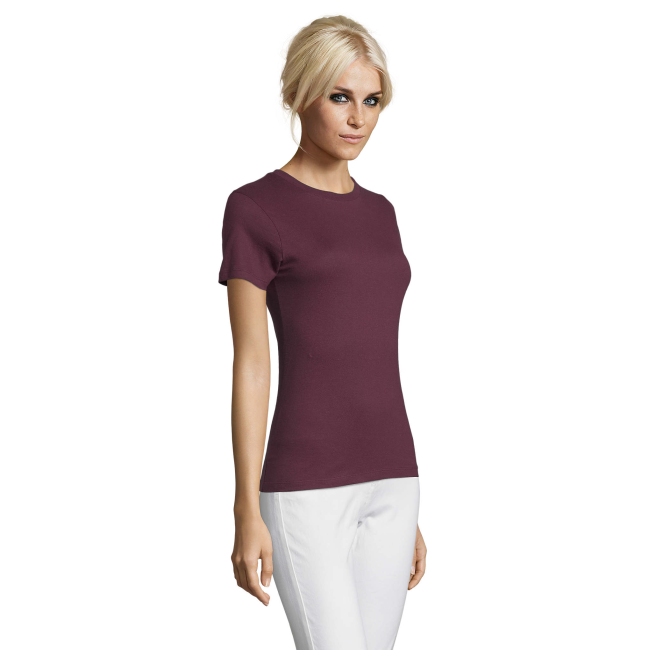 TEE-SHIRT FEMME REGENT WOMEN BORDEAUX - SOL'S