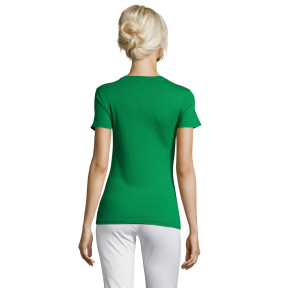 TEE-SHIRT FEMME REGENT WOMEN VERT PRAIRIE - SOL'S