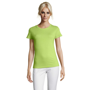 DAMES T-SHIRT REGENT WOMEN APPELGROEN - SOL'S