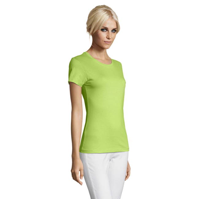 TEE-SHIRT FEMME REGENT WOMEN VERT POMME - SOL'S