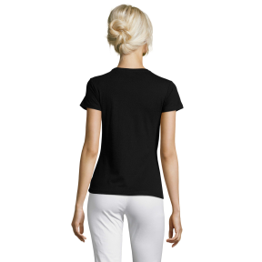 DAMES T-SHIRT REGENT WOMEN DIEP ZWART - SOL'S