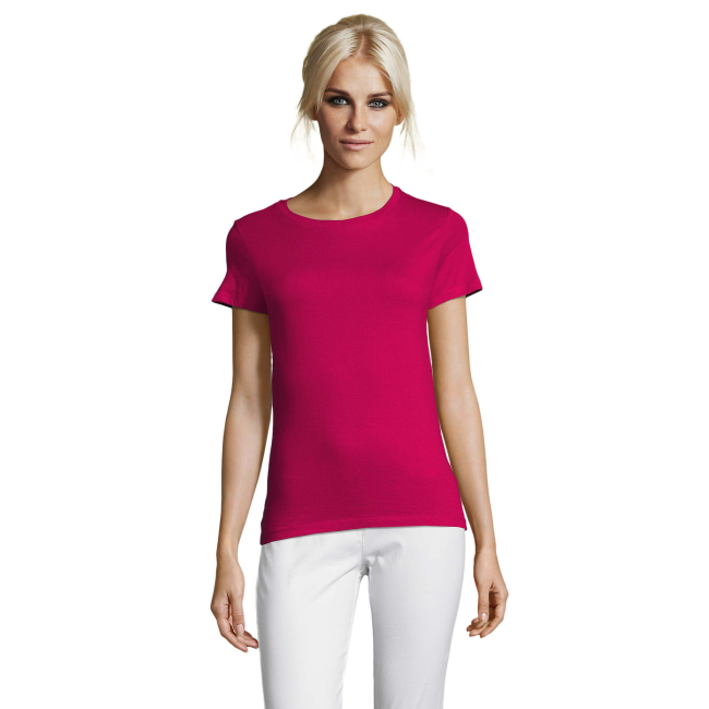 TEE-SHIRT FEMME REGENT WOMEN FUCHSIA - SOL'S