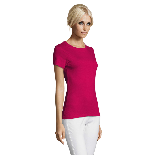 DAMEN T-SHIRT REGENT WOMEN FUCHSIA - SOL'S