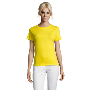 TEE-SHIRT FEMME REGENT WOMEN CITRON - SOL'S