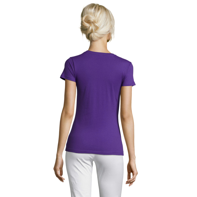 TEE-SHIRT FEMME REGENT WOMEN VIOLET FONCE - SOL'S