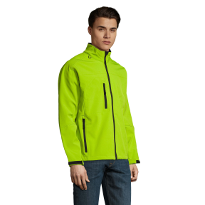 SOFTSHELL-JACKE RELAX ABSINTHGRÜN - SOL'S