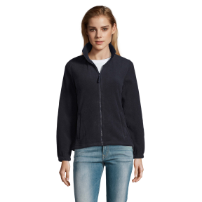DAMEN MIKROFLEECE-JACKE MIT REISSVERSCHLUSS NORTH WOMEN MARINE - SOL'S