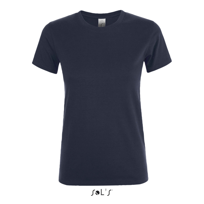 DAMES T-SHIRT REGENT WOMEN FRENCH MARINE - SOL'S
