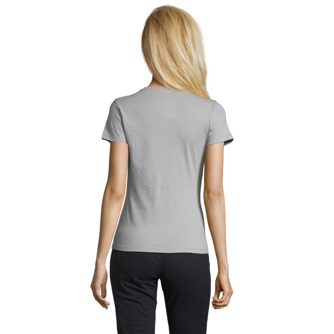 DAMES T-SHIRT REGENT WOMEN ZUIVER GRIJS - SOL'S