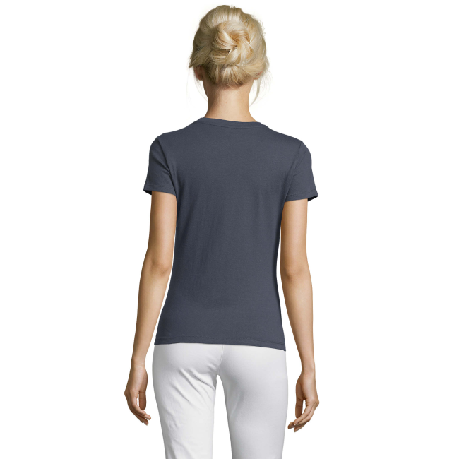 DAMEN T-SHIRT REGENT WOMEN MAUSGRAU - SOL'S