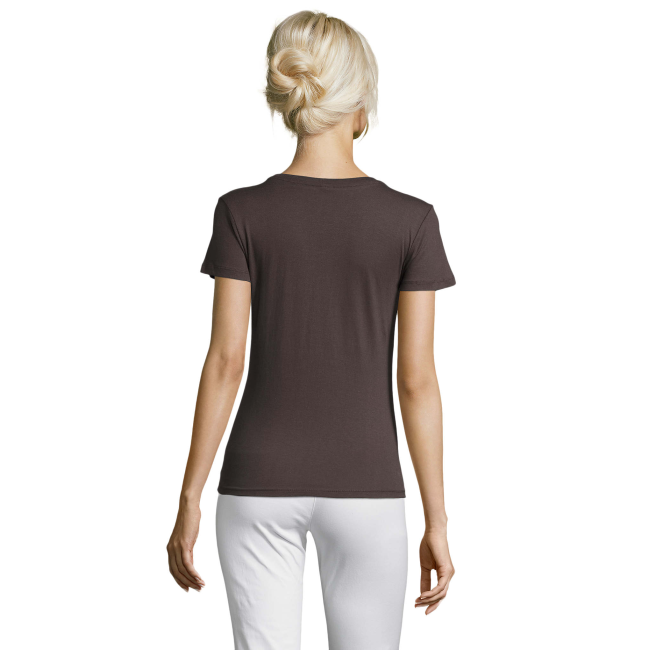 TEE-SHIRT FEMME REGENT WOMEN GRIS FONCE - SOL'S
