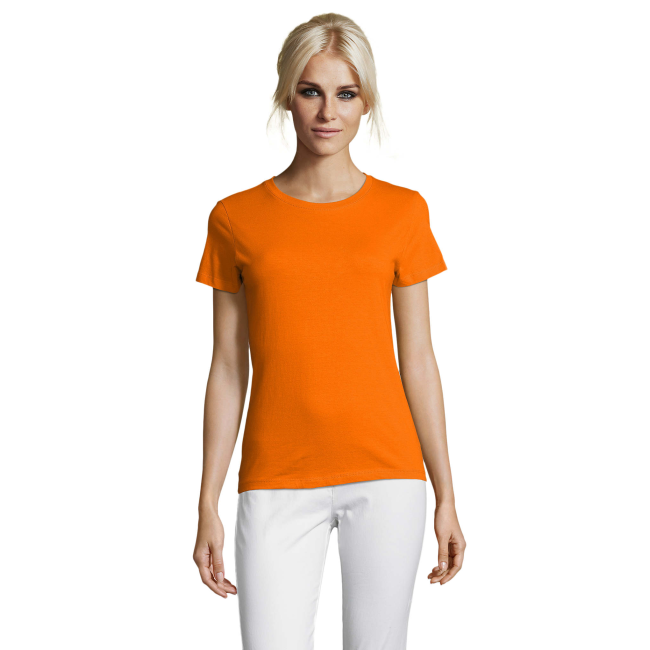 TEE-SHIRT FEMME REGENT WOMEN ORANGE - SOL'S