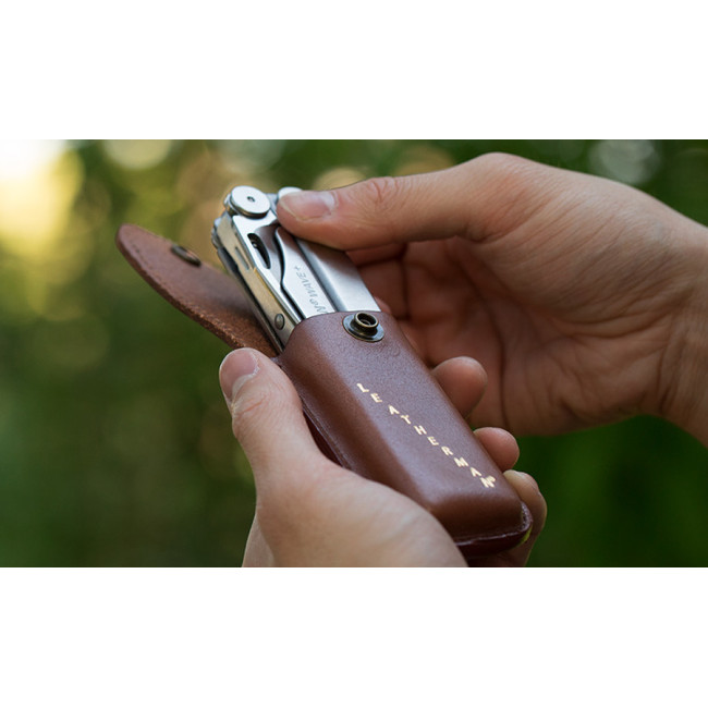Etui Cuir Heritage Marron Large