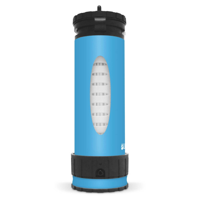 Bouteille Liberty avec purificateur d'eau Bleu - LifeSaver