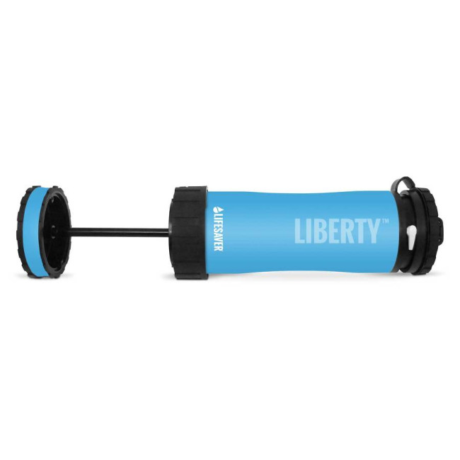 Butelka Liberty z oczyszczaczem wody Niebieska - LifeSaver