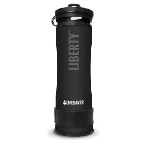 Butelka Liberty z oczyszczaczem wody Czarna - LifeSaver