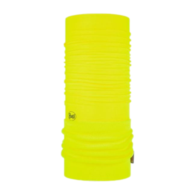 Fleece nekwarmer Solid geel - Buff