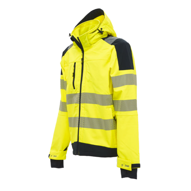 Hochsichtbare Softshell-Jacke MIKY Neon-Gelb - U Power