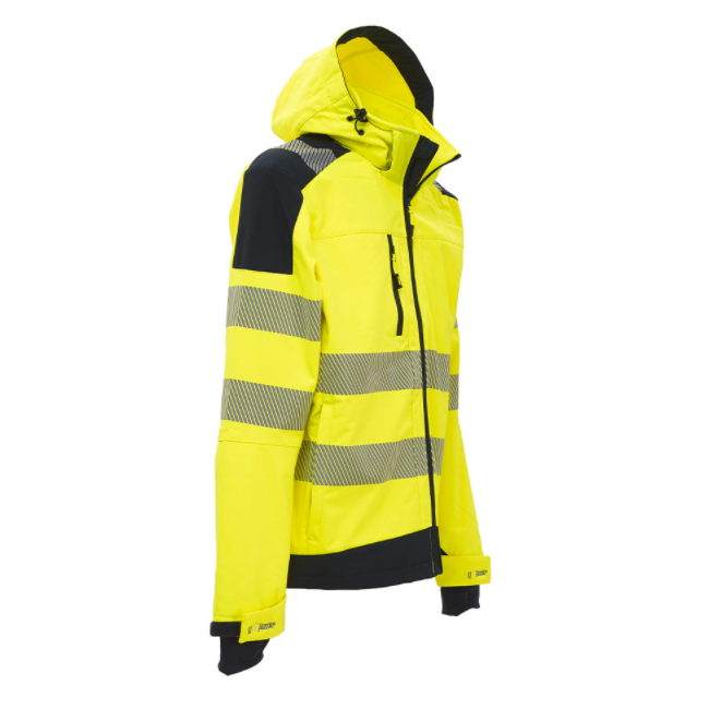 Veste Softshell haute visibilité MIKY Jaune Fluo - U Power