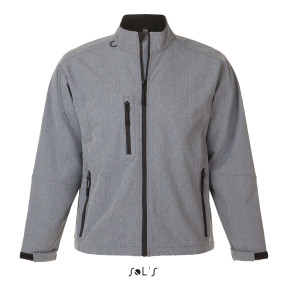 Softshell-Jacke Relax Grau meliert - Sol's