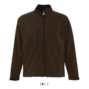 Softshell jas Relax Donkerbruin - Sol's