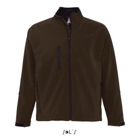 VESTE SOFTSHELL RELAX CHOCOLAT FONCE - SOL'S