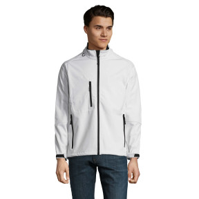 VESTE SOFTSHELL RELAX BLANC - SOL'S