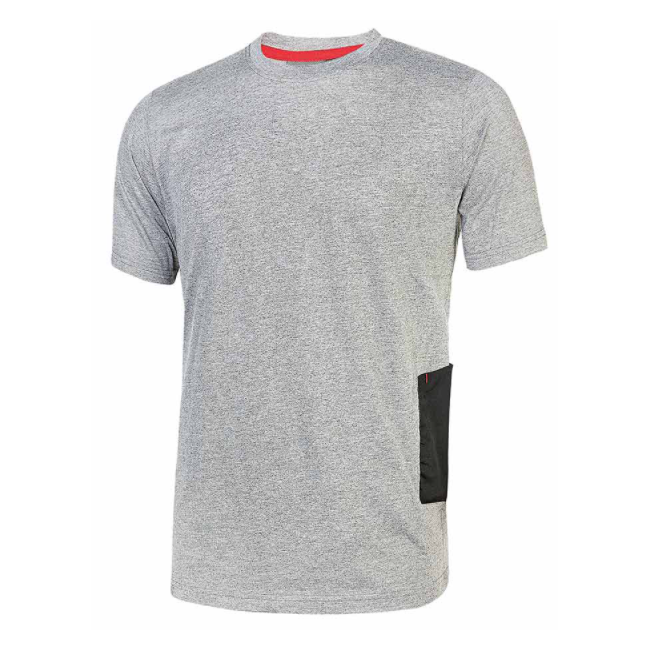 Tee-shirt ROAD Grey Silver - U Power