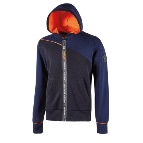Bluza z kapturem na zamek Jupiter marine - U Power