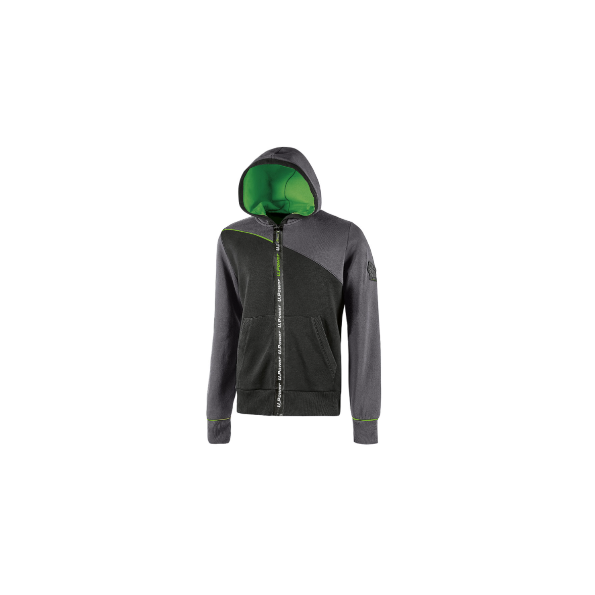 Cappuccio Felpa Zip Obliqua MY JEWELS DONNA FELPA CO CAPPUCCIO E