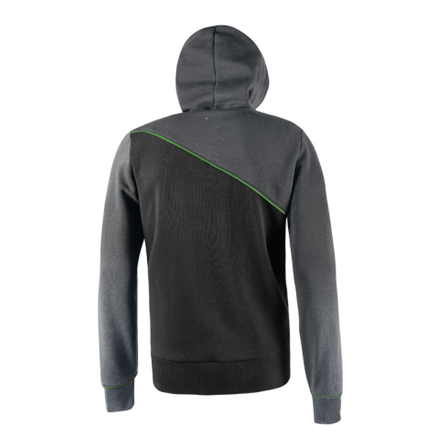 Sweat à capuche zippé Jupiter gris - U Power