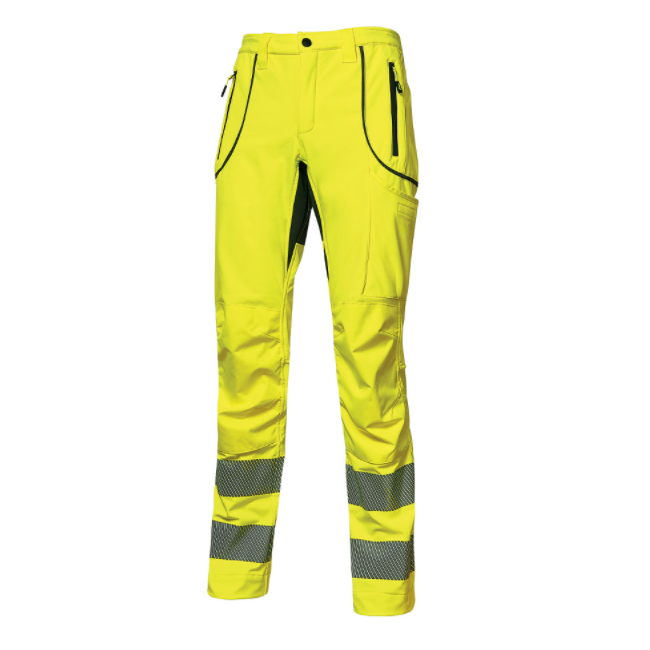 Werkbroek Ren HV Fluorgeel - U-Power