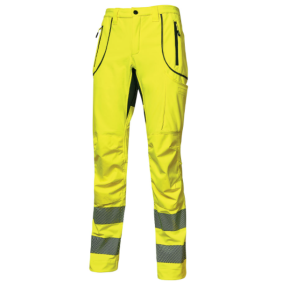 Spodnie robocze Ren HV Żółte fluo - U-Power