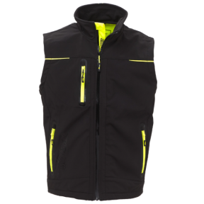 Kamizelka Softshell Pro UNIVERSE Czarna micro-polar - U Power
