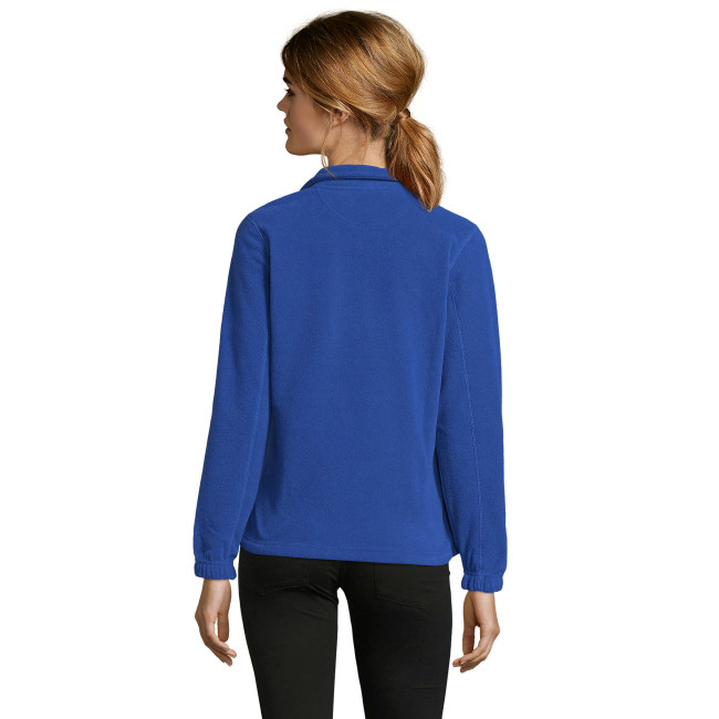 Damen-Microfleecejacke North mit Reißverschluss royal - Sol's