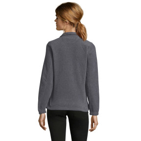 Veste micropolaire zippée north femme gris chiné - Sol's