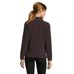 Veste micropolaire zippée north femme chocolat foncé - Sol's