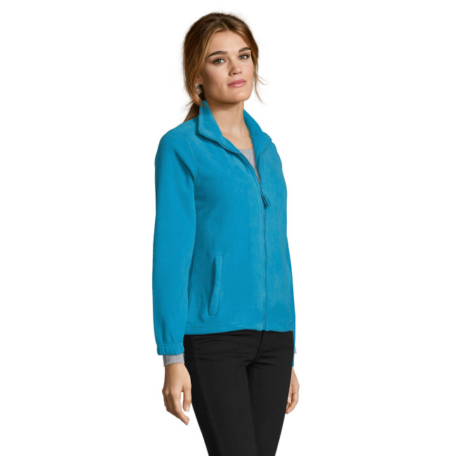 Veste micropolaire zippée north femme aqua - Sol's