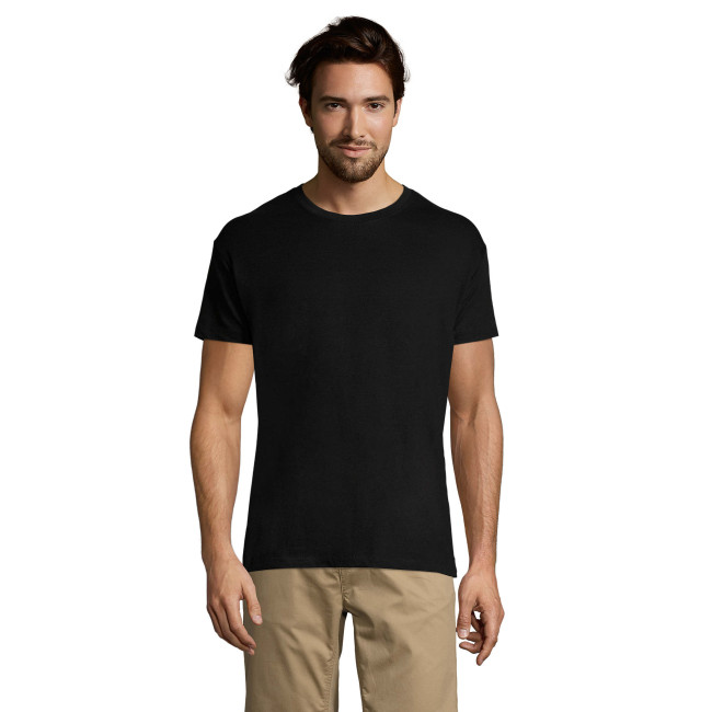 T-shirt regent diep zwart - Sol's