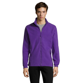 VESTE MICROPOLAIRE ZIPÉE HOMME NORTH VIOLET FONCE - SOL'S