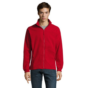 Microfleece vest met rits north rood - Sol's