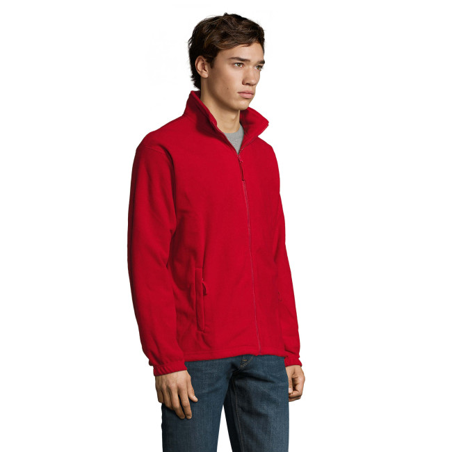 Veste micropolaire zippée north rouge - Sol's