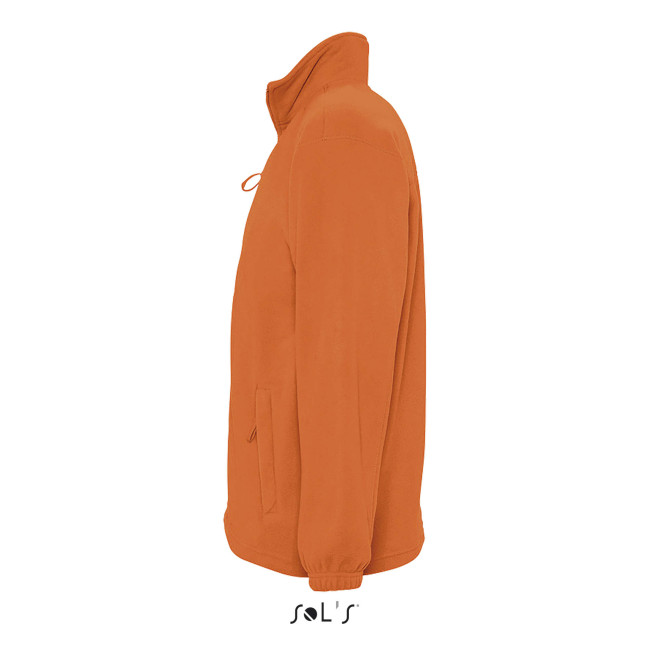 Microfleece vest met rits north oranje - Sol's